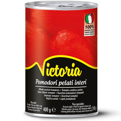 Victoria Plum Peeled Tomatoes in Tomato Juice  400g/240g